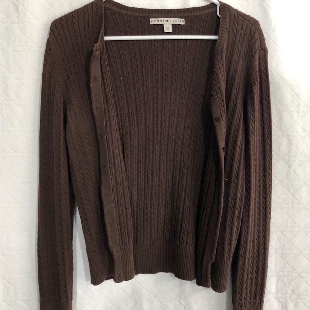 Tommy Hilfiger size large cardigan sweater